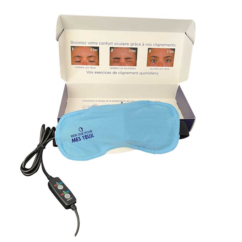 DR.PREPARE Masque pour les yeux chauffant, compresse électrique USB en  coton avec contrôle intelligent de la température et du minuteur, cernes,  MGD et yeux bouffants : : Beauté et Parfum