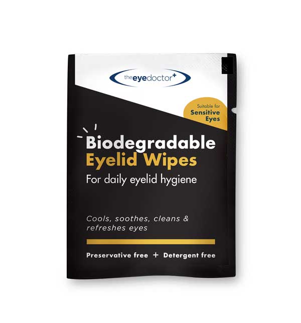 Lingette oculaire stérile biodegradable
