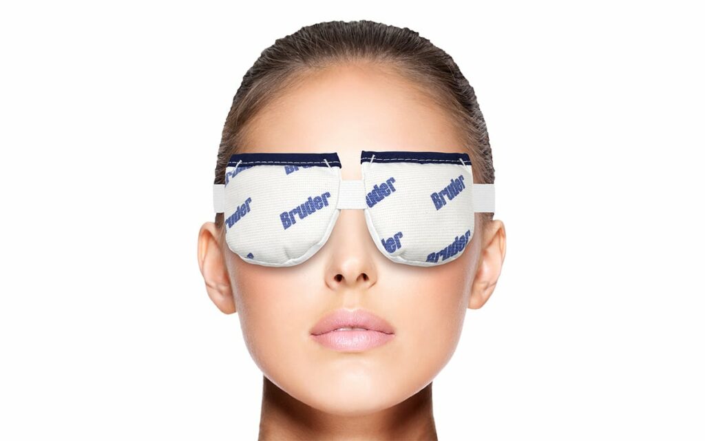 Masque Chauffant hydratant BRUDER,chaleur humide