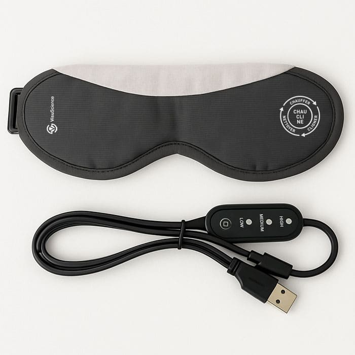 masque chauffant usb 44 i flow pour le yeux secs