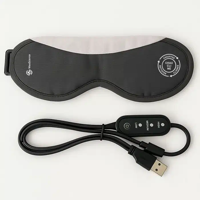 masque chauffant usb 44 i flow pour le yeux secs