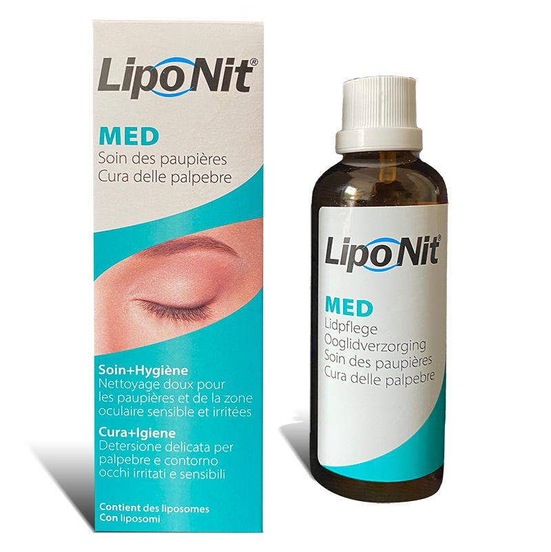 Pack Shot Lipo Nit MED pour nettoyer les yeux et soulager la secheresse oculaire