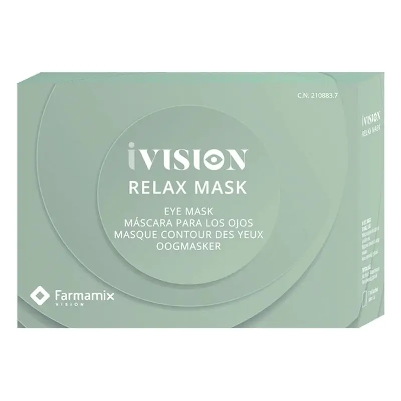 Masque oculaire hydratant i-Vision Relax Mask pour réduire l’apparence des cernes et des poches sous les yeux