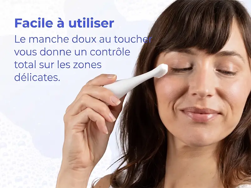 Brosse électrique Blinkjoy avec câble magnétique et pochette de transport